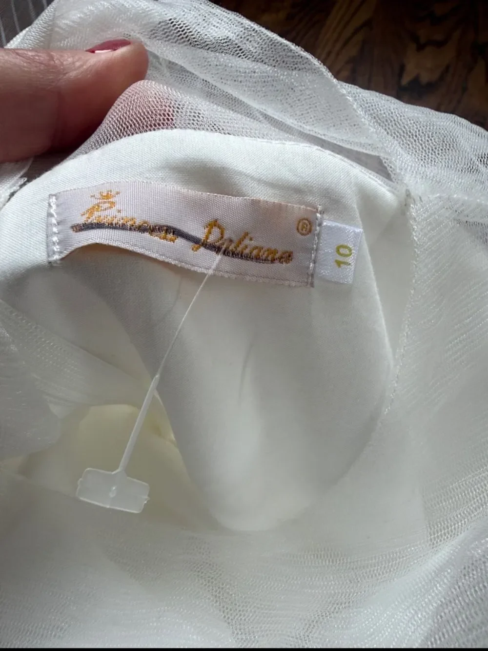 New Anthropologie Princess Daliana Leah Tulle Flower Girl Dress Size 10